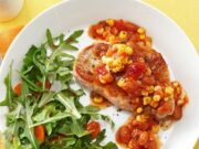 One-Skillet Salsa Pork Chops One-Skillet Salsa Pork Chops