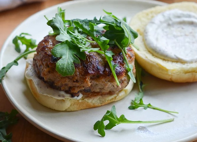 Skillet Turkey Burgers