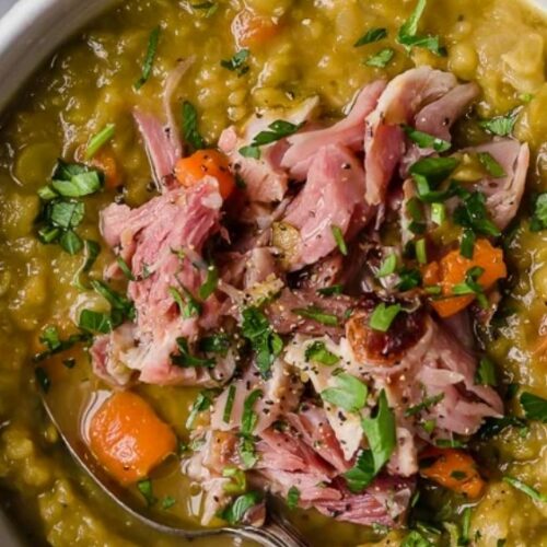Classic Split Pea Soup with Ham