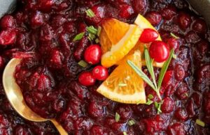 The BEST Cranberry Orange Sauce; Easy 20 Minute Recipe!