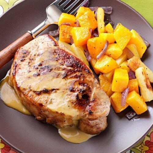 Creamy Honey Mustard Pork Chops