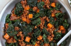 Ground Turkey Sweet Potato Skillet