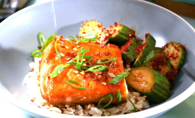 Maple Glazed Salmon Maple Glazed Salmon