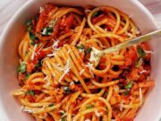 Spaghetti all’Amatriciana: Your New Favorite 30 Minute Pasta Spaghetti all’Amatriciana