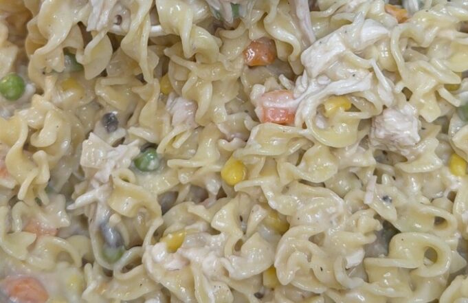 chicken pot pie pasta