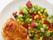 Barbecue Chicken with Succotash: A Complete Summer Meal in Under an Hour BBQ Chicken with Fresh Summer Succotash