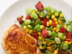 Barbecue Chicken with Succotash: A Complete Summer Meal in Under an Hour BBQ Chicken with Fresh Summer Succotash