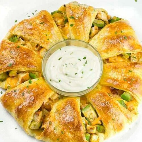 Chicken Avocado Crescent Ring