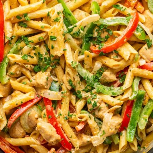 Creamy Chicken Fajita Pasta