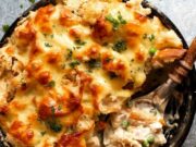 Garlic Bread Topped Leftover Turkey Pot Pie: The Coziest Thanksgiving Sequel Leftover Turkey Pot Pie