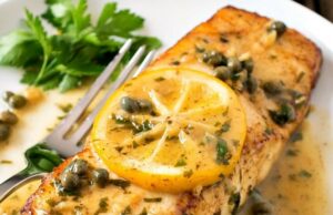 Restaurant Quality Pan Seared Halibut with Lemon Caper Sauce Restaurant Quality Pan Seared Halibut with Lemon Caper Sauce