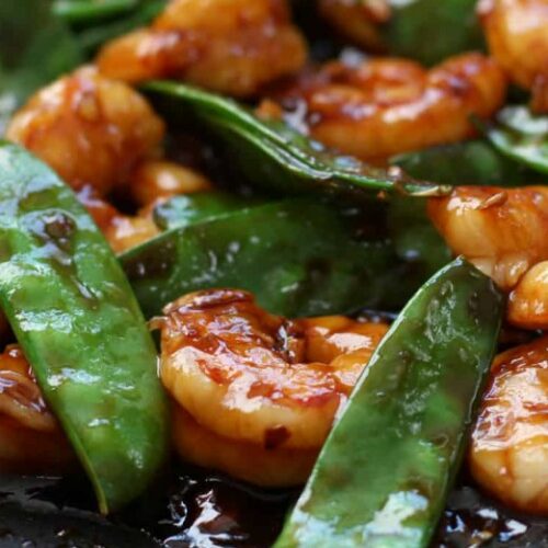 Shrimp and Snow Pea Stir Fry