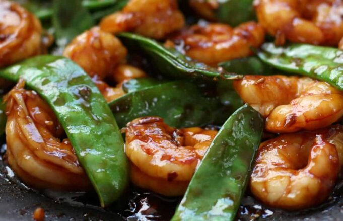 Shrimp and Snow Pea Stir Fry