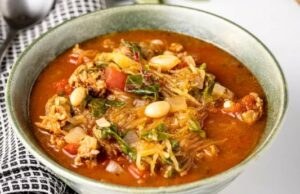 Cozy Spaghetti Squash Soup with Italian Sausage Spaghetti Squash Soup with Italian Sausage