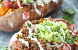 Taco Stuffed Sweet Potatoes Taco Stuffed Sweet Potatoes