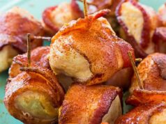 Air Fryer Sweet and Spicy Bacon Wrapped Chicken Bites: The Ultimate Party Appetizer Air Fryer Sweet and Spicy Bacon Wrapped Chicken Bites