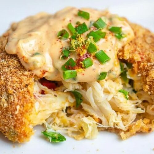 Baked Crab Cakes with Remoulade Sauce