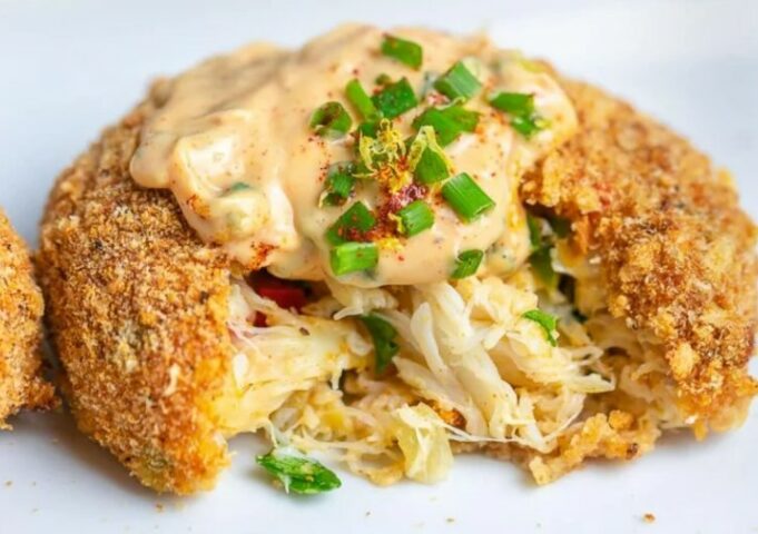 Baked Crab Cakes with Remoulade Sauce