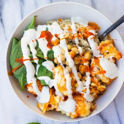 Buffalo Cauliflower Buddha Bowl
