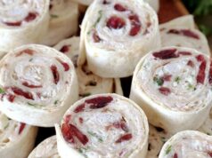 Cranberry Turkey Tortilla Roll Ups: The Perfect Holiday Appetizer Cranberry Turkey Tortilla Roll Ups