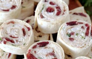 Cranberry Turkey Tortilla Roll Ups: The Perfect Holiday Appetizer Cranberry Turkey Tortilla Roll Ups