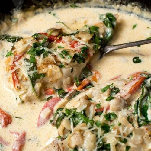 Creamy Chicken Bacon Skillet