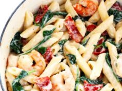 Creamy Shrimp Florentine Pasta: An Elegant 30 Minute Dinner Creamy Shrimp Florentine Pasta