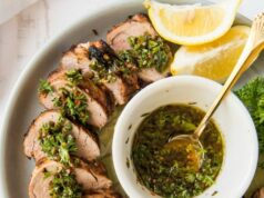 Grilled Pork Tenderloin with Chimichurri Sauce Grilled Pork Tenderloin with Chimichurri Sauce