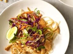 Weeknight Warrior: Your New Go To Asian Peanut Noodles with Chicken