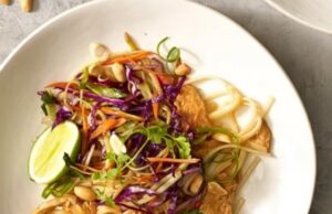 Weeknight Warrior: Your New Go To Asian Peanut Noodles with Chicken