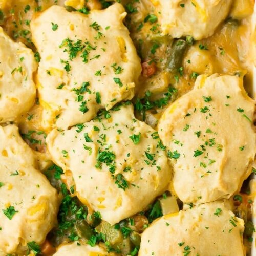 Biscuit Topped Chickpea Pot Pie