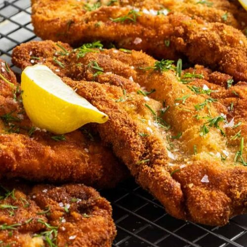 Crispy Chicken Schnitzel