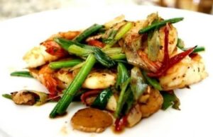 Easy Scallion and Ginger Shrimp Stir Fry Easy Scallion and Ginger Shrimp Stir Fry