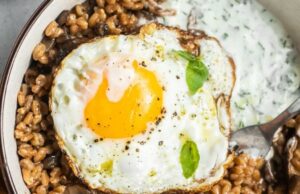 Farro, Mushroom, and Egg Grain Bowls Farro, Mushroom, and Egg Grain Bowls