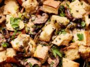 One Pot Sourdough Wild Mushroom Stuffing One Pot Sourdough Wild Mushroom Stuffing