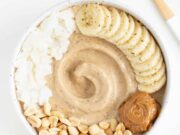 Peanut Butter Banana Smoothie Bowl A 5 Minute Breakfast That Tastes Like Dessert Peanut Butter Banana Smoothie Bowl