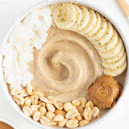 Peanut Butter Banana Smoothie Bowl