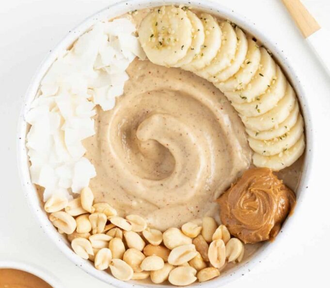 Peanut Butter Banana Smoothie Bowl Peanut Butter Banana Smoothie Bowl