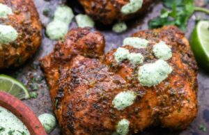 Roasted Peruvian Chicken with Green Sauce Roasted Peruvian Chicken with Green Sauce