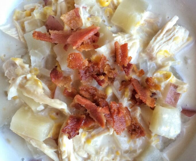 Slow Cooker Chicken Corn Potato Chowder