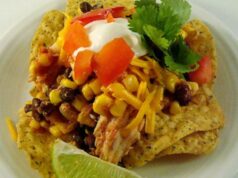 Slow Cooker Southwest Chicken Stacks The Easiest 4 Ingredient Dinner You’ll Ever Make Slow Cooker Southwest Chicken Stacks