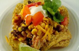 Slow Cooker Southwest Chicken Stacks The Easiest 4 Ingredient Dinner You’ll Ever Make Slow Cooker Southwest Chicken Stacks