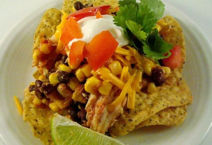 Slow Cooker Southwest Chicken Stacks