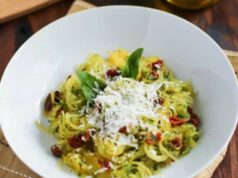 Spaghetti Squash with Sun Dried Tomato and Basil Spaghetti Squash with Sun Dried Tomato and Basil