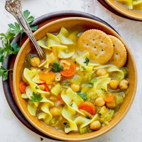 Chickpea Noodle Soup