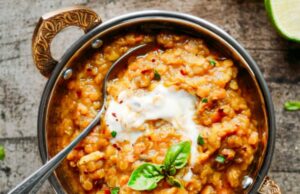 The Creamiest Smokiest Dal You’ll Ever Make Fire Roasted Eggplant Dal Fire Roasted Eggplant Dal