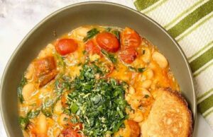 Rustic Roasted Tomato and White Bean Stew Roasted Tomato and White Bean Stew