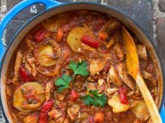 Chicken Cacciatore with Roasted Vegetables and Potatoes Chicken Cacciatore with Roasted Vegetables and Potatoes