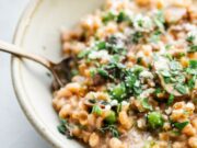 Easy Mushroom Farro Risotto (A No Stir, One Pot Miracle) Mushroom Farro Risotto