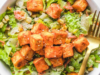 Spicy Buffalo Tofu Salad with The Dreamiest Creamy Hemp Ranch Buffalo Tofu Salad with Creamy Hemp Ranch